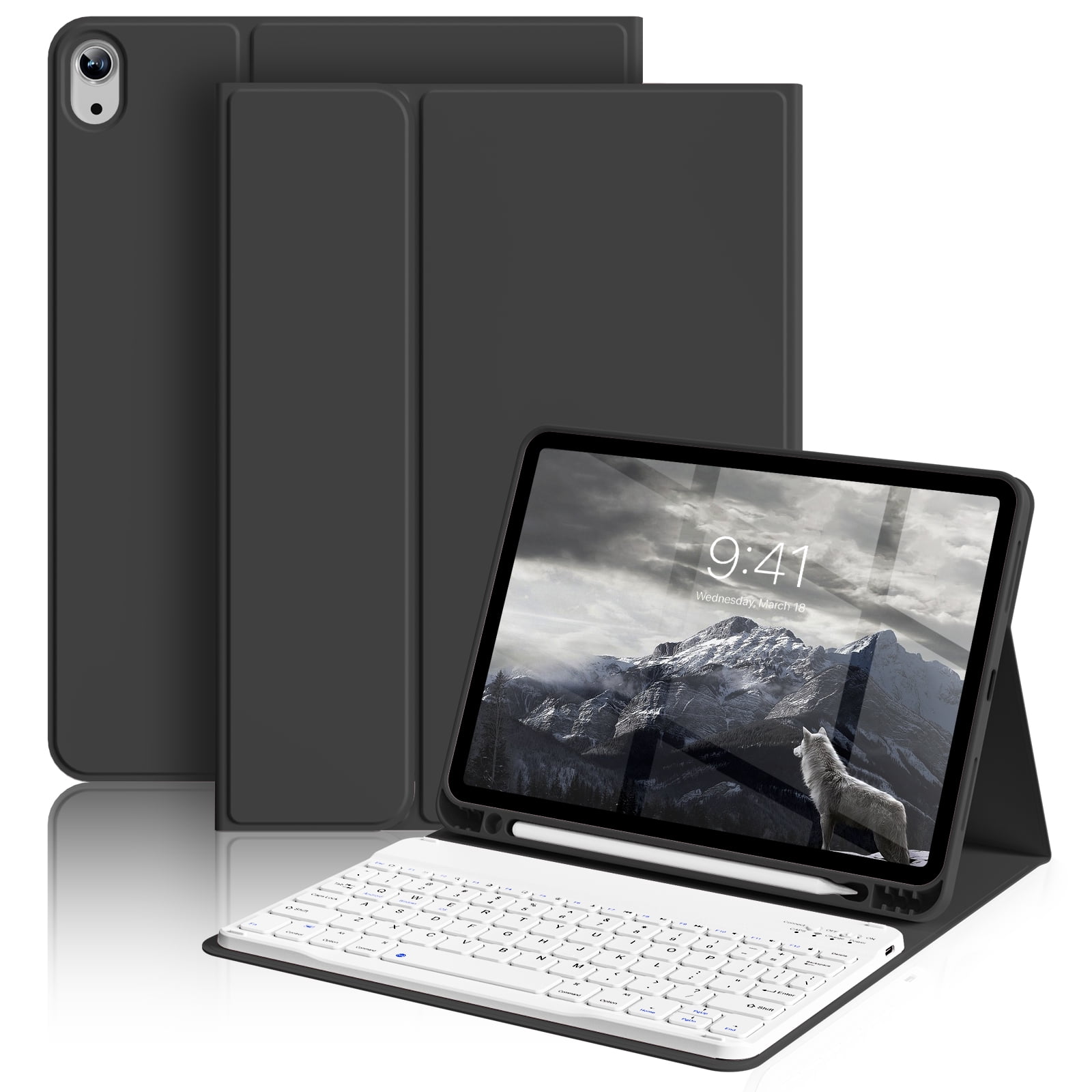 BQDIYOO Keyboard Case For IPad Air 11 Inch (2025 M3/2024 M2, 7th