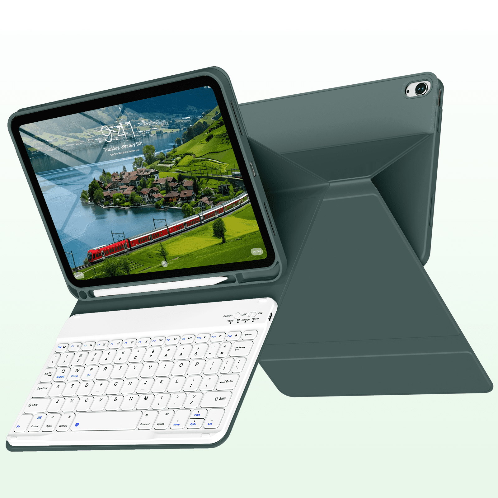 ZAGG Pro Keys Wireless Keyboard & Case for iPad Pro 12.9, Apple