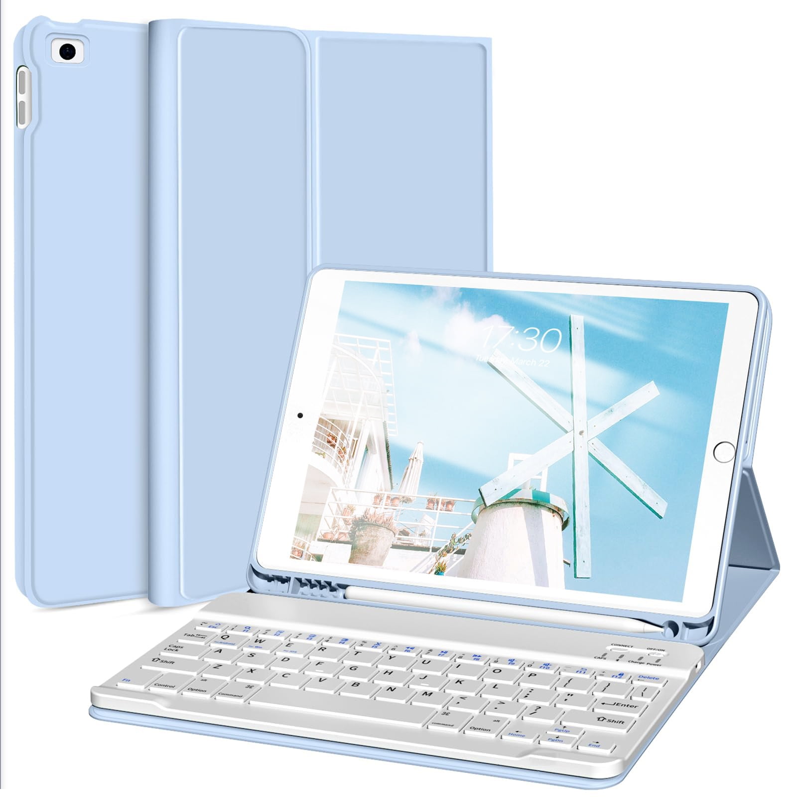 KenKe Keyboard Case for iPad 6th Generation 2018/5th Gen 2017 9.7 Inch