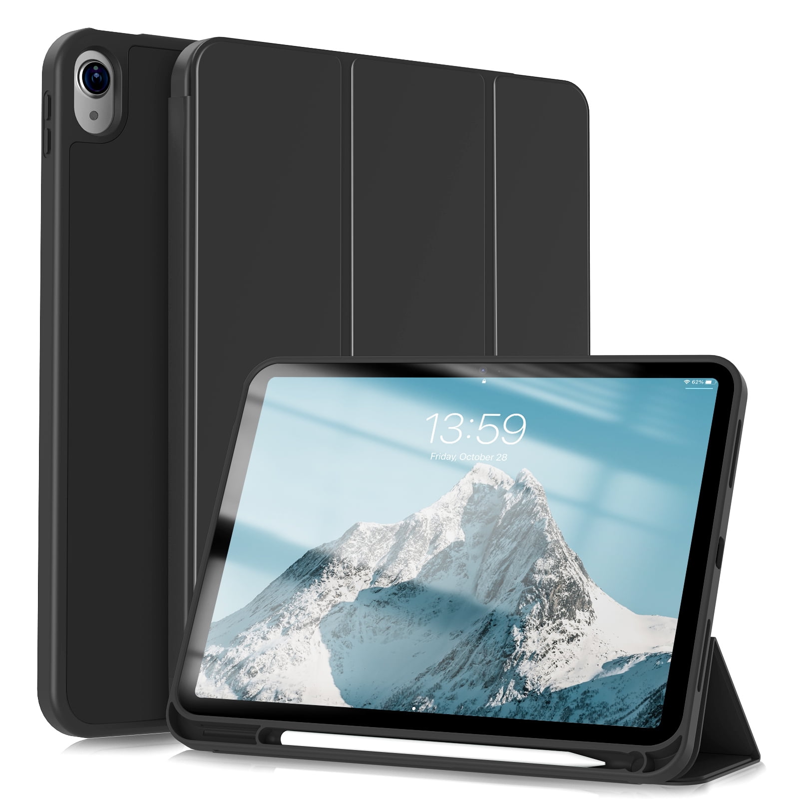 IPad 11th/10th Gen Keyboard Case - 7 Color Backlit Detachable Bluetooth Keyboard