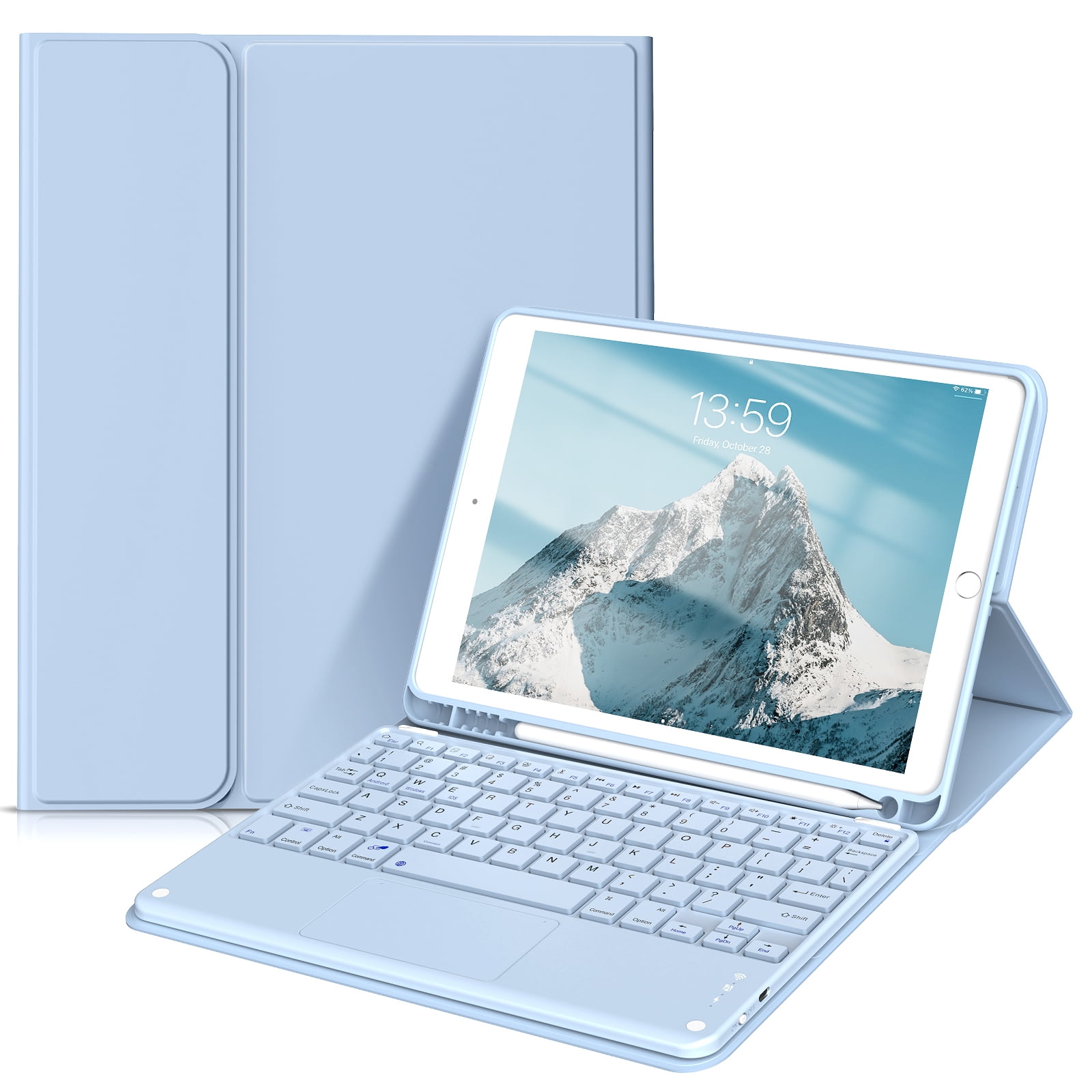 Magnetic Detachable Keyboard Case for iPad 9th/8th/7th Gen Magnetic Detachable Keyboard Case for iPad 9th/8th/7th Gen