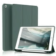 thumbnail image 1 of KenKe iPad 10.2 Case for iPad 9th Generation 2021 /iPad 8th Generation 2020 / iPad 7th Gen 2019 with Pencil Holder, Auto Sleep/Wake for Slim Soft Back Smart Cover, iPad 10.2 inch Case, Dark Green, 1 of 8
