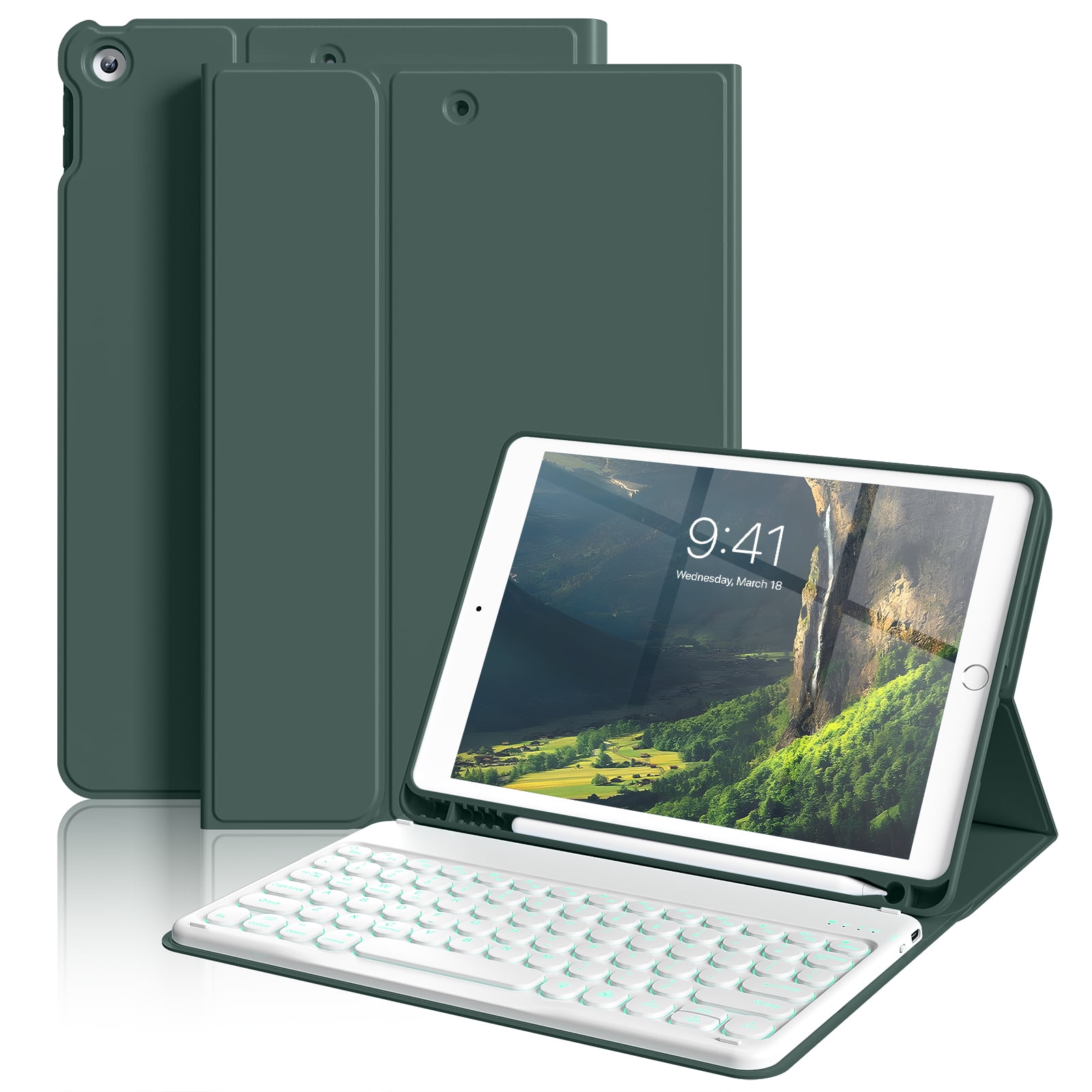 KenKe iPad 9th/8th/7th Gen 10.2 Inch Keyboard Case KenKe iPad 9th/8th/7th Gen 10.2 Inch Keyboard Case
