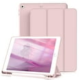 thumbnail image 1 of KenKe iPad 9.7 Inch 6th / 5th Generation Case with Pencil Holder, Slim Lightweight Soft TPU Back Smart Cover, Auto Sleep/Wake, for iPad 6th Gen 2018/ 5th Gen 2017 Case, Pink, 1 of 8