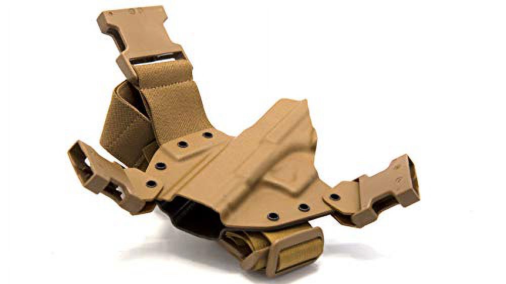 Kenai Chest Holster For Glock 20 Gen 1-4 - Outdoor Kydex/Nylon Holster For Hiking & Hunting (Black)