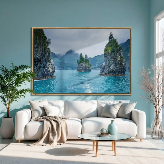 Kenai Fjords Art, Alaska National Park Wall Decor Home Decor, 12x18 UNFRAMED