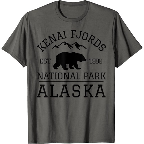 Kenai Fjords National Park Alaska Bear Hiking Travel T-Shirt