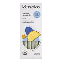 Kencko Blues Organic Instant Fruit & Veggie Smoothies, Powdered Drink Mix, .78 oz, 4 Pack