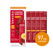 Kencko Caramel Instant Coffee Smoothie, Powdered Drink Mix, .81 oz, 4 pack