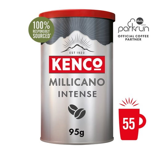 Kenco Millicano Intense Wholebean Instant Coffee 95g, British Import (Pack of 2)