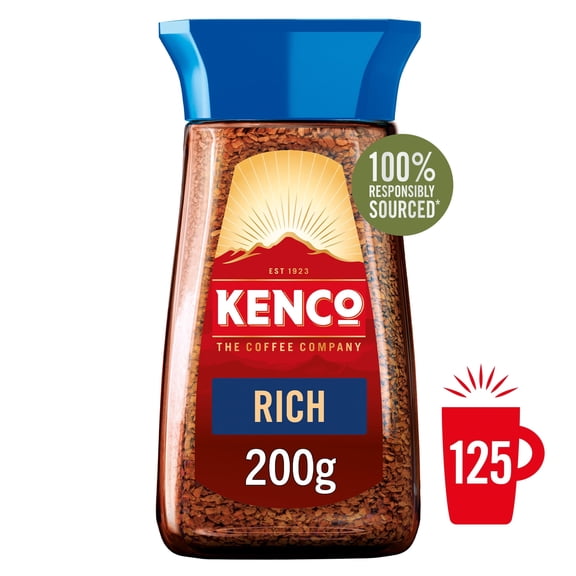 Kenco Rich Instant Coffee 200G, Imported from Britain