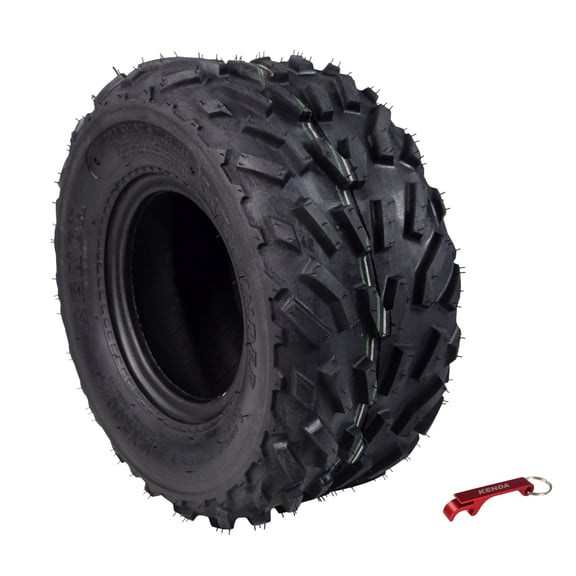 Kenda Pathfinder K530 16x8-7 Front Off-Road Tire  for 4x4 ATVs, UTVs Vehicles and Go-Karts  - Durable Traction for Rugged Adventures - 2 Ply All-Terrain Tire with Keychain 16x8x7