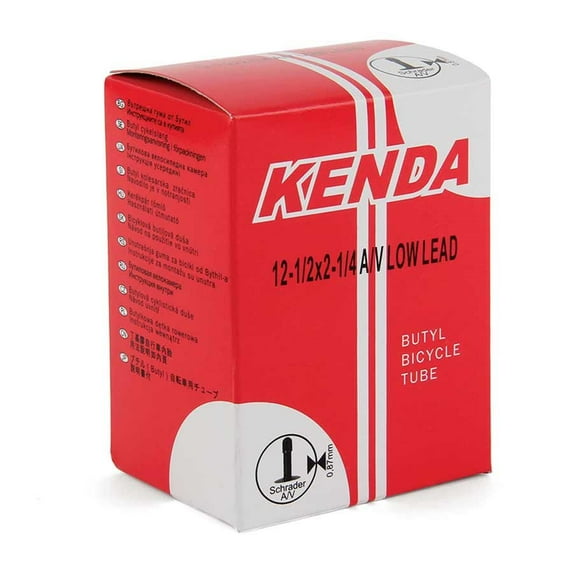 Kenda, 12-1/2X1.75/2-1/4 AV Bent Valve - Low Lead For Use With Juvenile Products