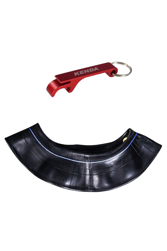 4.00-8 TR-87 Inner ATV Tube Heavy-Duty Rubber, TR-87 Valve Stem with Keychain