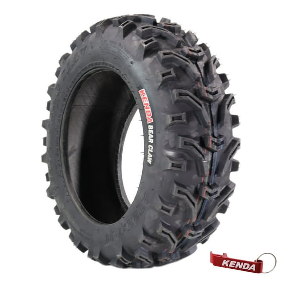Kenda Bear Claw 22x7-11 Front Off-Road Tire for All-Terrain (ATV), Utility Task (UTV), & Side-by Side (SXS) Vehicles 22/7-11 w/ Keychain