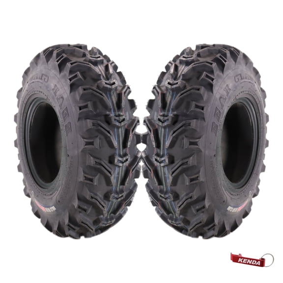 Kenda Bearclaw K299 - 23x7-10 Front Tires for All Terrain (ATV), UTV, and Side by Side (SxS) Vehicles - 6-Ply - Bear Claw 23x7x10 with Kenda Keychain (2-Pack)