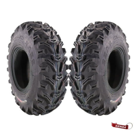 Kenda Bear Claw 23x7-10 Front Off-Road Tire for All-Terrain (ATV), Utility Task (UTV), & Side-by Side (SXS) Vehicles 23/7-10 w/ Keychain (2 Pack)