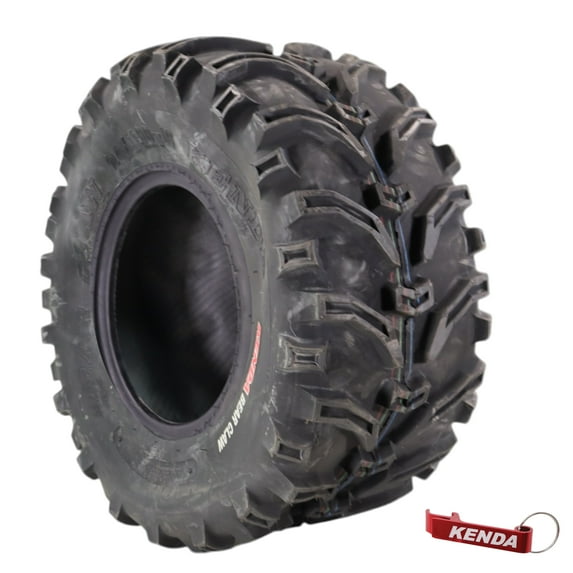 Kenda Bear Claw 24x11-10 Rear Off-Road Tire for All-Terrain (ATV), Utility Task (UTV), & Side-by Side (SXS) Vehicles 24/11-10 w/ Keychain