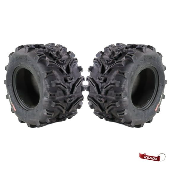 Kenda Bear Claw 25x12.5-11 Rear Off-Road Tires (2) for All-Terrain (ATV), Utility Task (UTV), & Side-by Side (SXS) Vehicles 25/12.5-11 w/ Keychain (2-Pack)