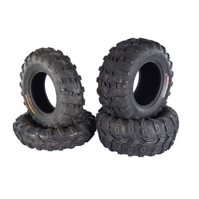 Kenda Bear Claw EVO (2) 25x812 Front & (2) 25x1012 Rear ATV/UTV Tires
