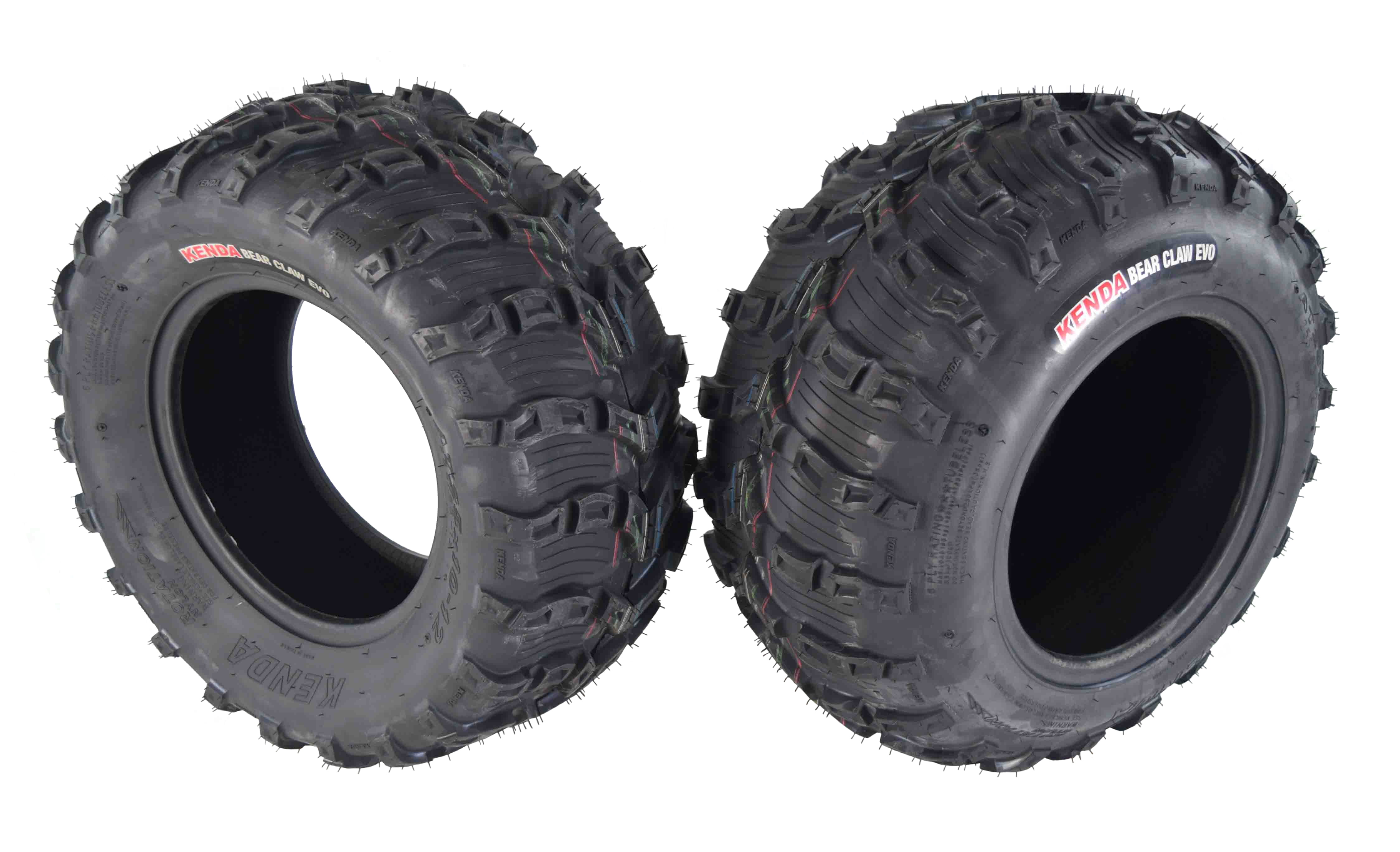 Kenda Bear Claw EVO 25x1012 Rear Bearclaw ATV/UTV Tire 25x10x12 (Two