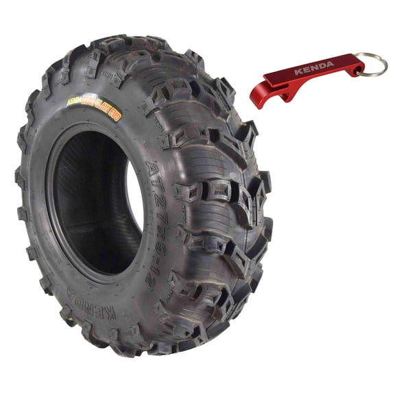 Kenda Bear Claw EVO 27x9-12 Front ATV/UTV Tire with Bottle Opener Keychain