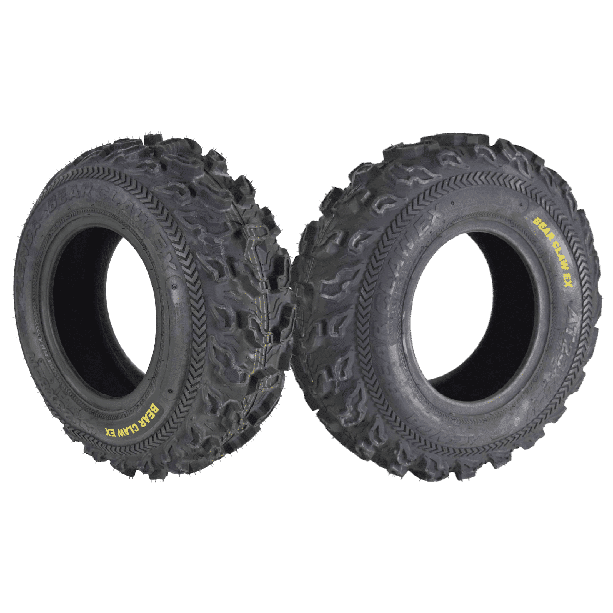 Kenda Bearclaw EX K573 - 23x8-11 Front Tires for All Terrain (ATV), UTV, and Side by Side (SxS) Vehicles - 6-Ply - Bear Claw EX 23x8x11 (2-Pack)