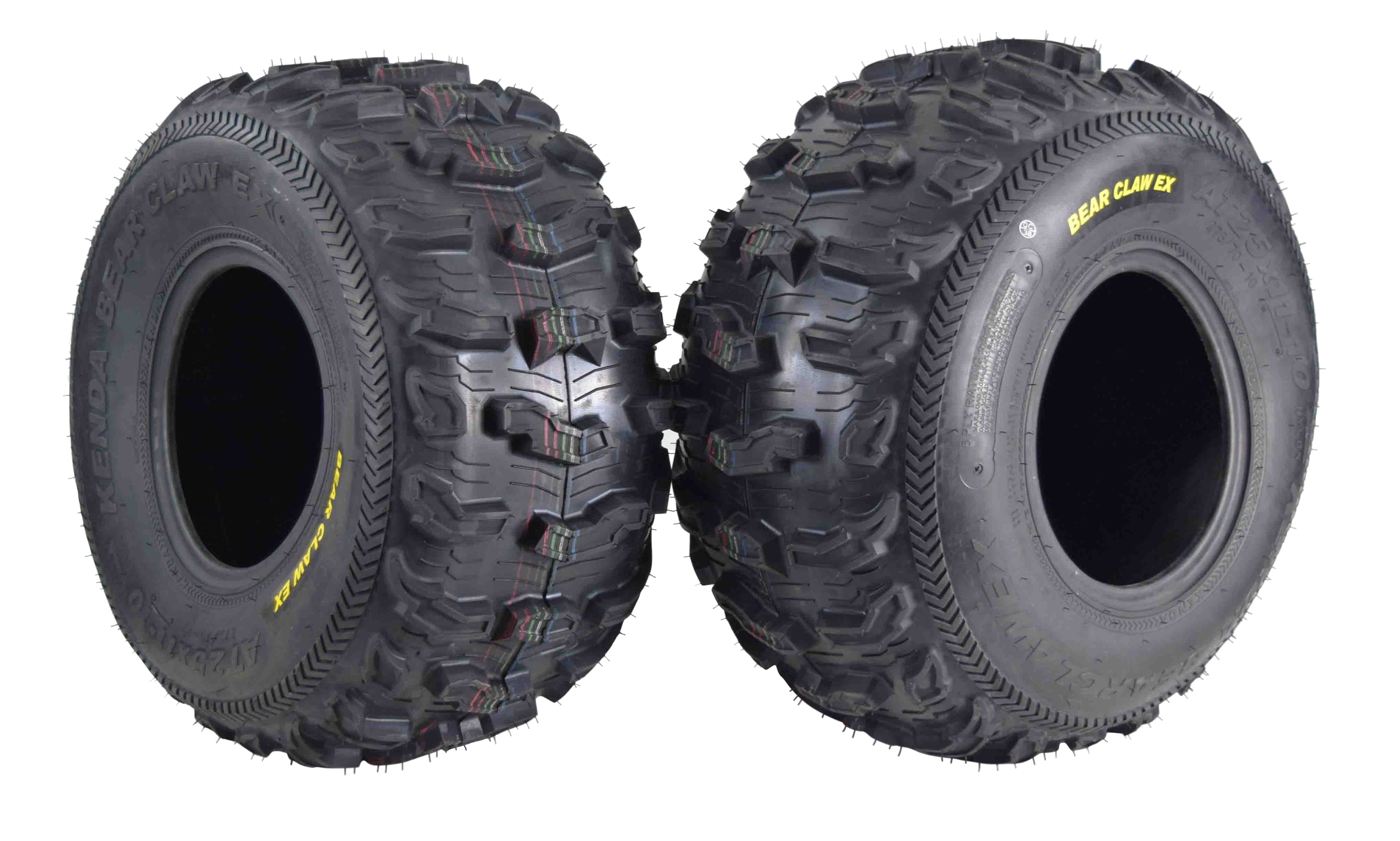 Kenda Bear Claw EX 25x1110 Rear ATV 6 PLY Tires Bearclaw 25x11x10 2 Pack