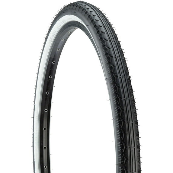 Kenda Cruiser K130 Tire - 26 x 2.125, Clincher, Wire, Black/White, 22tpi