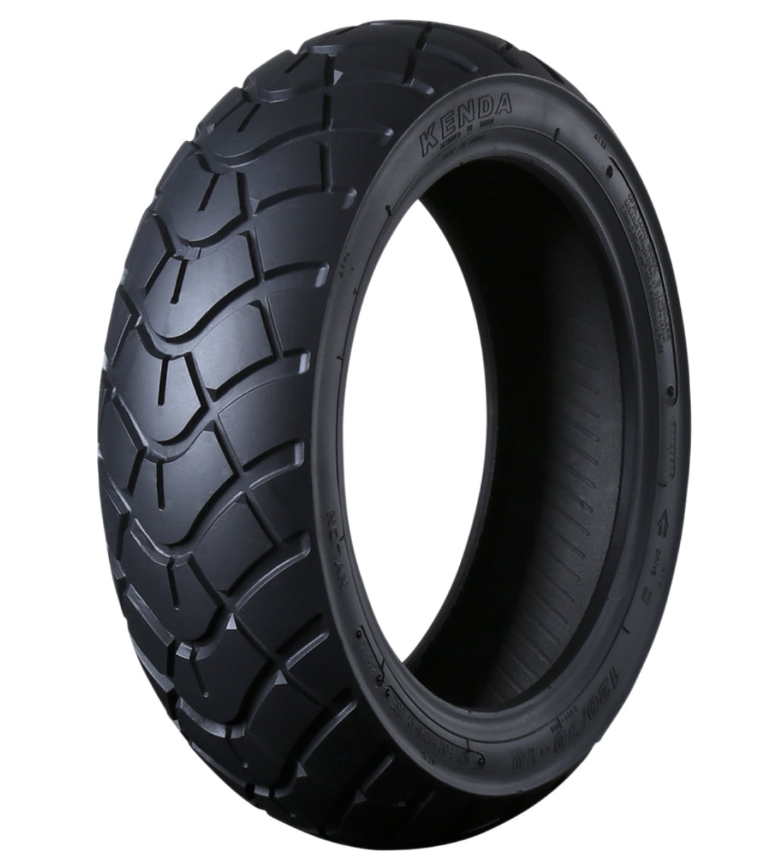 Kenda Dual-Purpose K761 Front/Rear Scooter Tire 120/90-10 (047611012B1)