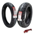 thumbnail image 1 of Kenda KM1 (KM001) 110/70R17 Front (54H) & 180/55ZR17 (73W) Rear Tires for Sport Touring Motorcycles, Radial with High-Speed Stability & Excellent Wet Grip w/ Keychain (110/70-17) (180/55-17) (2-Pack), 1 of 9