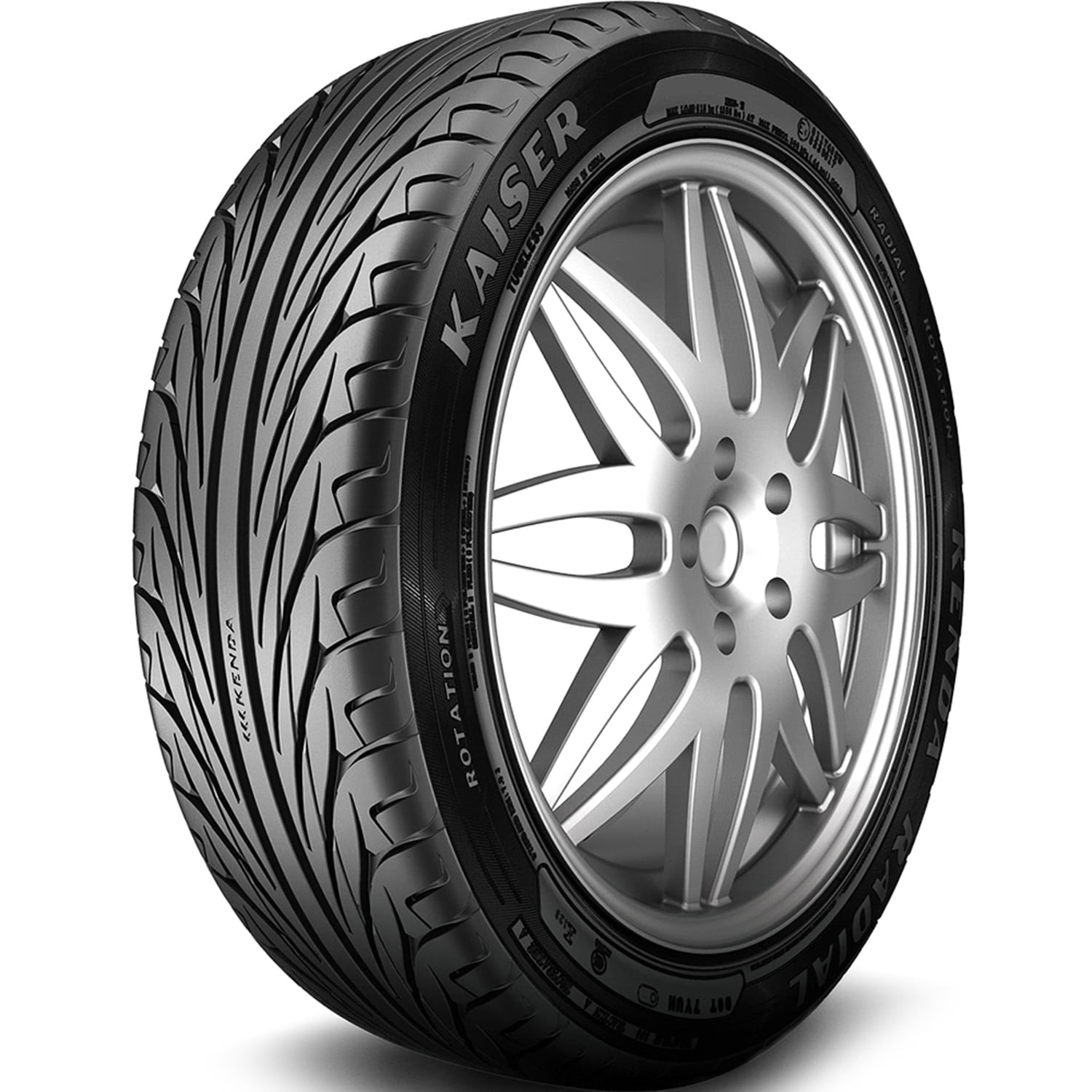KENDA 215/40/17 4本セット Kenda Kaiser KR20 215/40R17 83H Performance Tire - Walmart.com