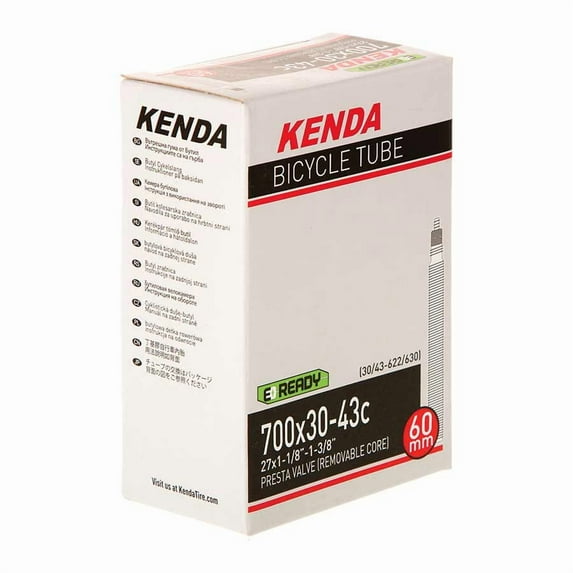 Kenda, Presta, Tube, Presta, Length: 48mm, 700C, 28-35C