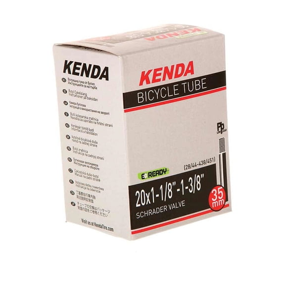 Kenda Schrader Tube Schrader, Length: 35mm, 20'', 1-1/8 x 1-3/8