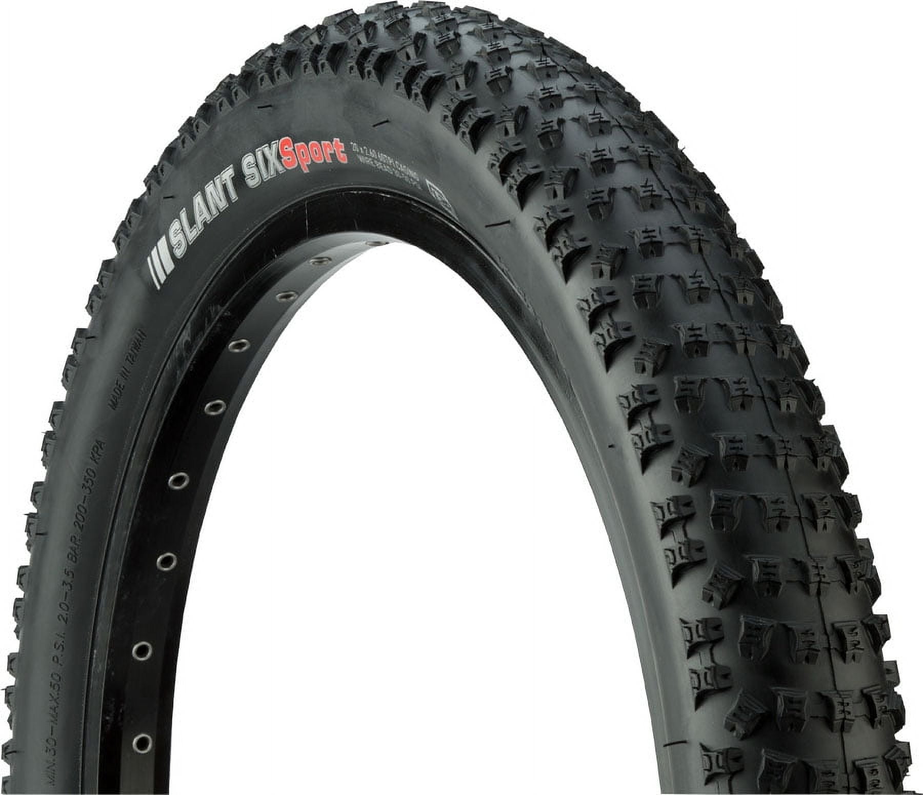 KENDA TIRE Kenda Slant 6 Sport Tire: 20" x 2.6" Wire Bead, Black
