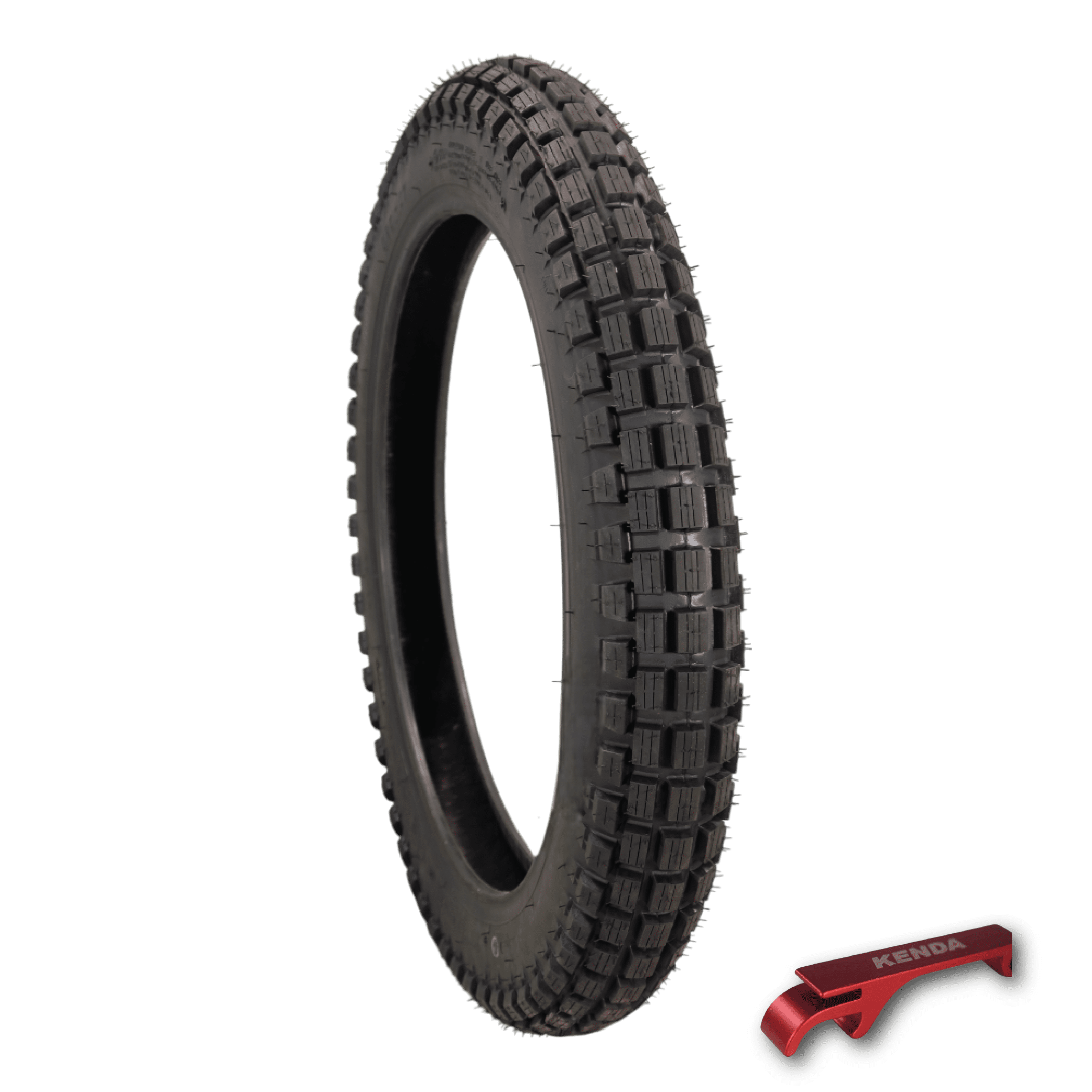 Kenda Small Block K262 3.25-17 Tube-Type Tire with Keychain
