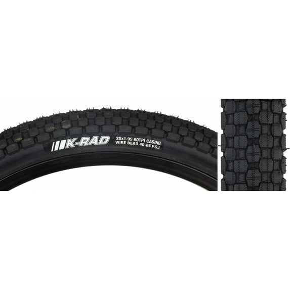 Kenda Tire Krad 20X1.95 Bk/Bsk Wire