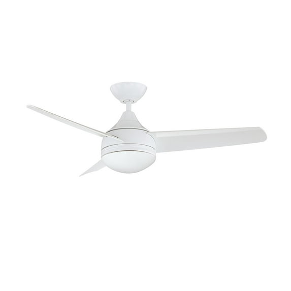 Kendal Lighting Brooke 1-Light 42-in. Ceiling Fan White