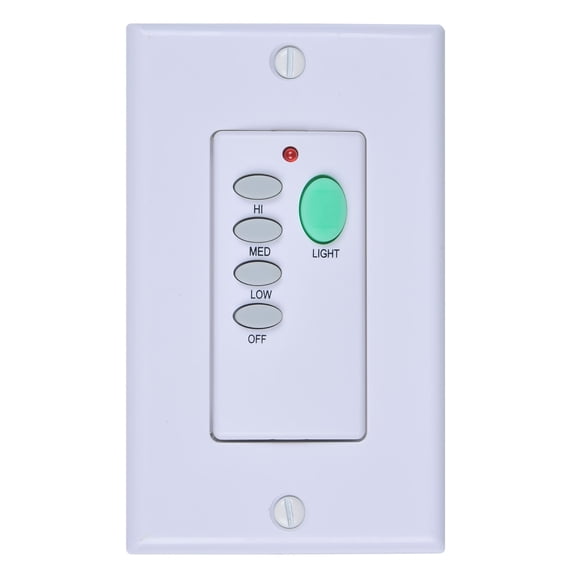 Kendal Lighting TRITON-44 44 in. Ceiling Fan with LED Light Kit White