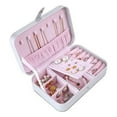 Kendal Travel Jewelry Box, Small Portable Jewelry Organizer Case for