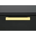 thumbnail image 1 of Kendall 4-piece Tufted Panel Queen Bedroom Set Black and Gold, 1 of 6