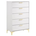 thumbnail image 1 of Kendall 5-drawer Bedroom Chest White, 1 of 7