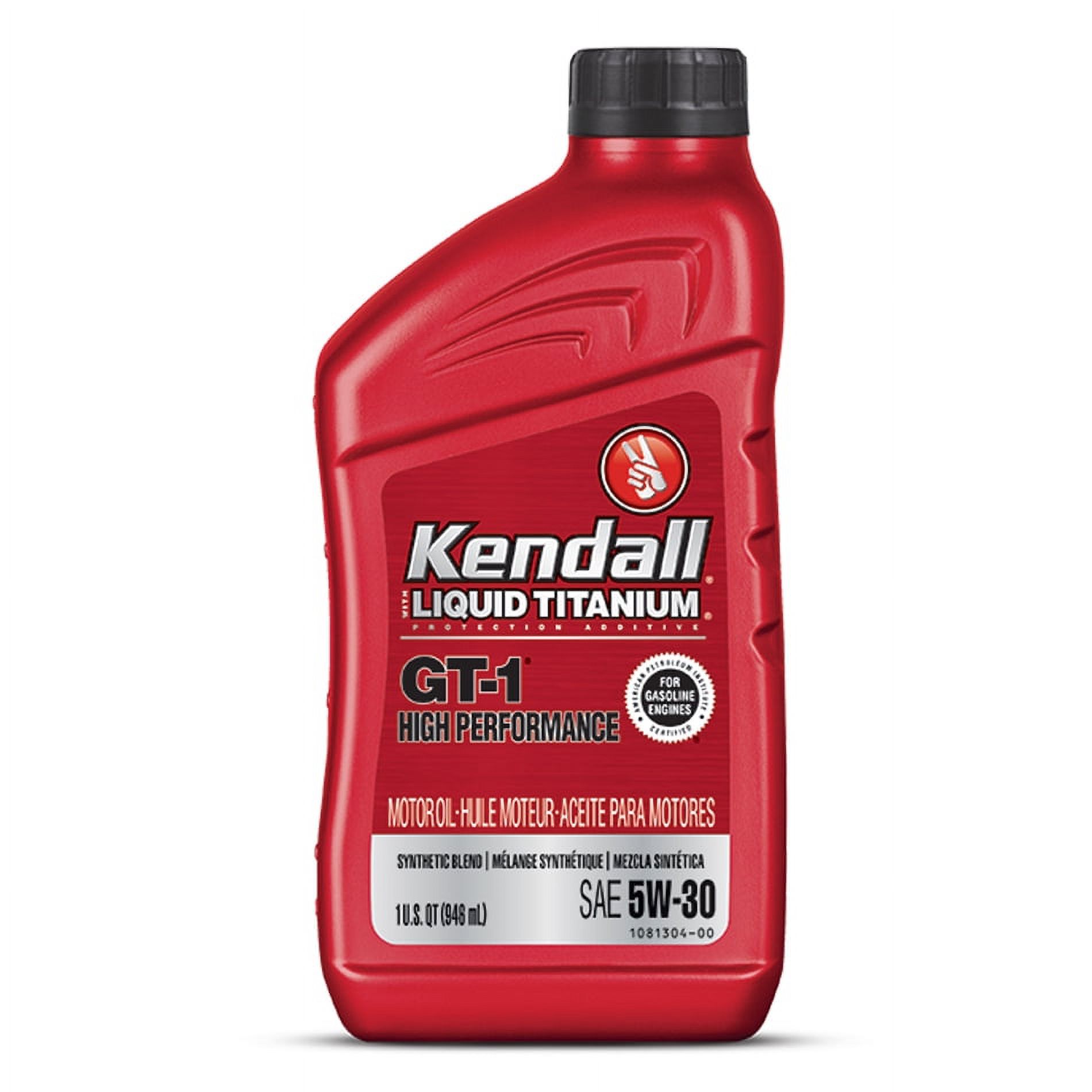 Kendall 5w30 Oil GT1 High Performance
