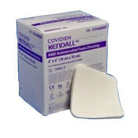 Kendall AMD Antimicrobial Polyurethane Foam Dressing ''2 x 2 ,25 Count''