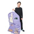 thumbnail image 1 of Kendall Country Dance Garment Bag Costume Organizer for Dancers, Beauty Pageants, Sports, Gymnasts, Figure Skaters, Travel and more - Lavender Purple 40 inch Long, 1 of 7