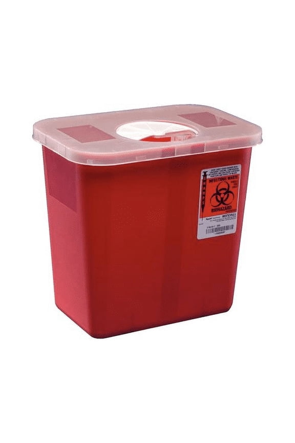 Healthcare Sharps Container 8970 SharpStar Rotor Opening Lid 2 Gallon