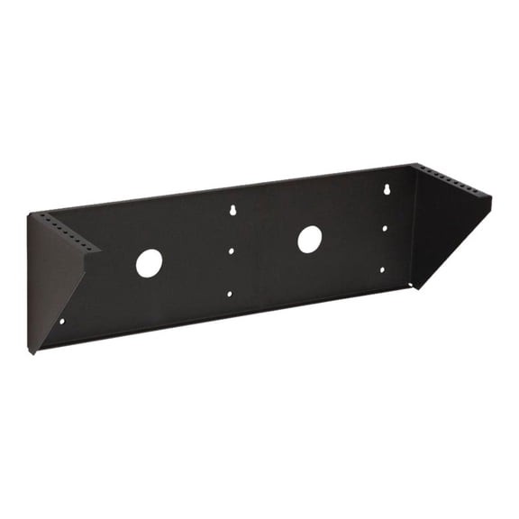 Kendall Howard V-RACK - Rack bracket - wall mountable, under-desk mountable - black - 3U - 19"