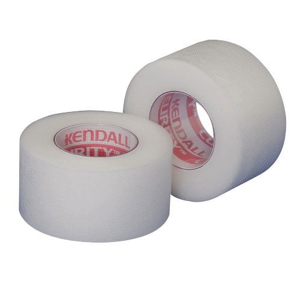 Kendall Hypoallergenic Clear Tape, Non-Sterile, Plastic, 2 in X 10 yds, 6 Rolls, 1 Pack