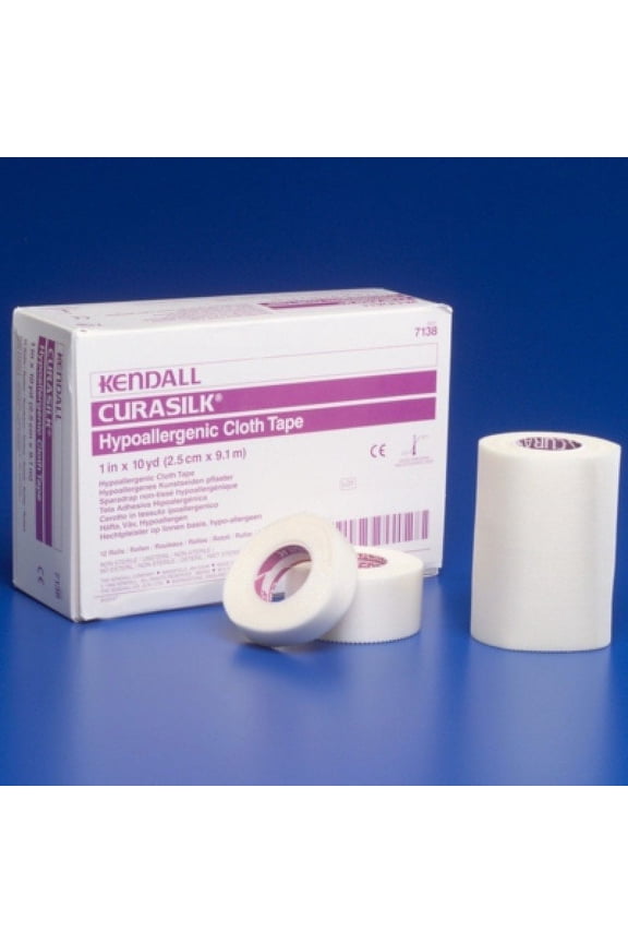 Hypoallergenic Medical Tape Silk-Like Cloth 2 Inch X 10 Yard White NonSterile, 7139C - CASE OF 60