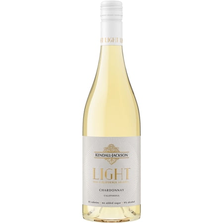 Kendall-Jackson Light Chardonnay White Wine, California, 9% ABV, 750ml Glass Bottle, 5-150ml Servings